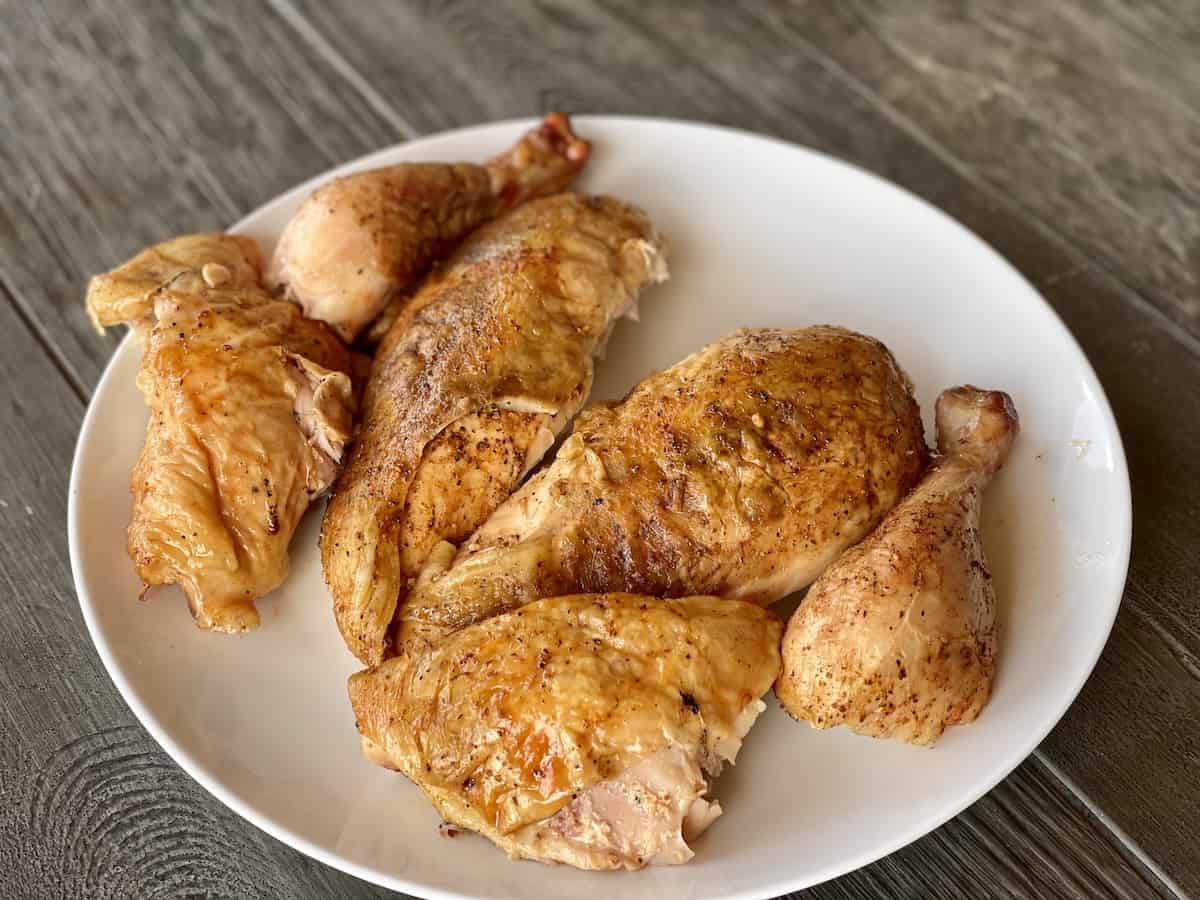 How to Smoke a Whole Chicken on a Traeger Grill • Fancy Apron