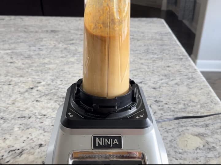 ninja smoothie blender blending hibachi mustard sauce 