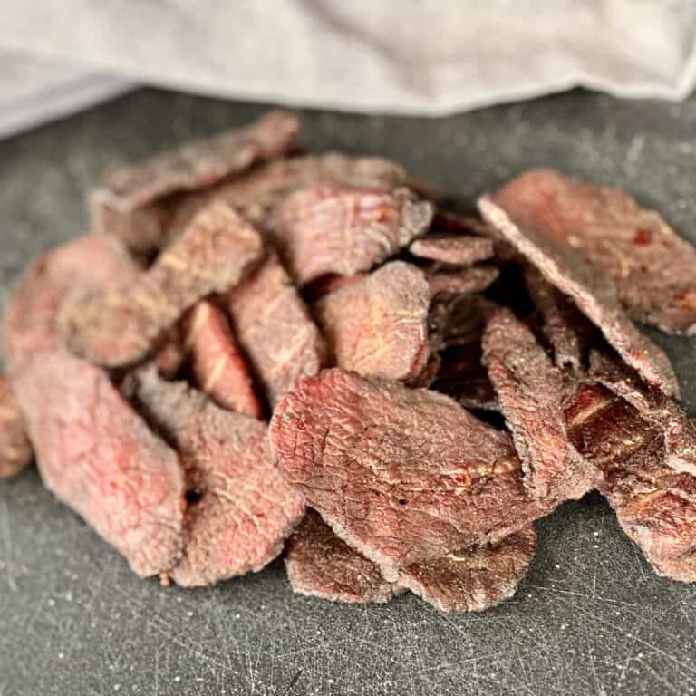 Best Homemade Beef Jerky Recipe for a Traeger Smoker • Fancy Apron