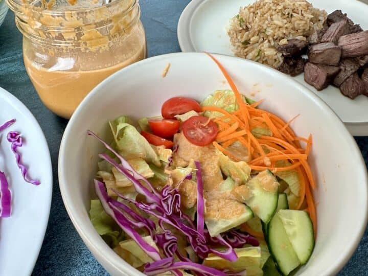 Hibachi Style Japanese Ginger Salad Dressing Recipe • Fancy Apron