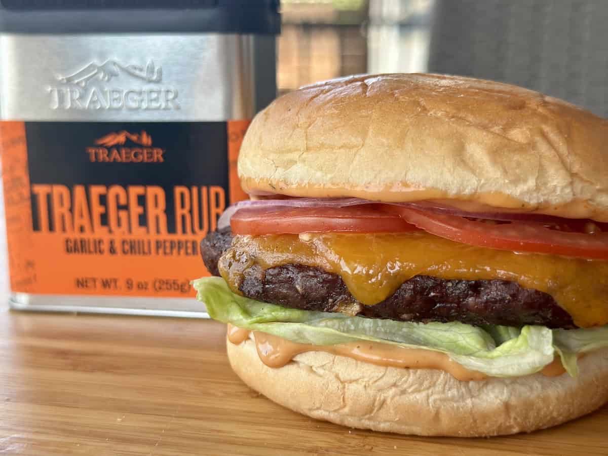The Best Grilled or Smoked Traeger Burgers Recipe • Fancy Apron