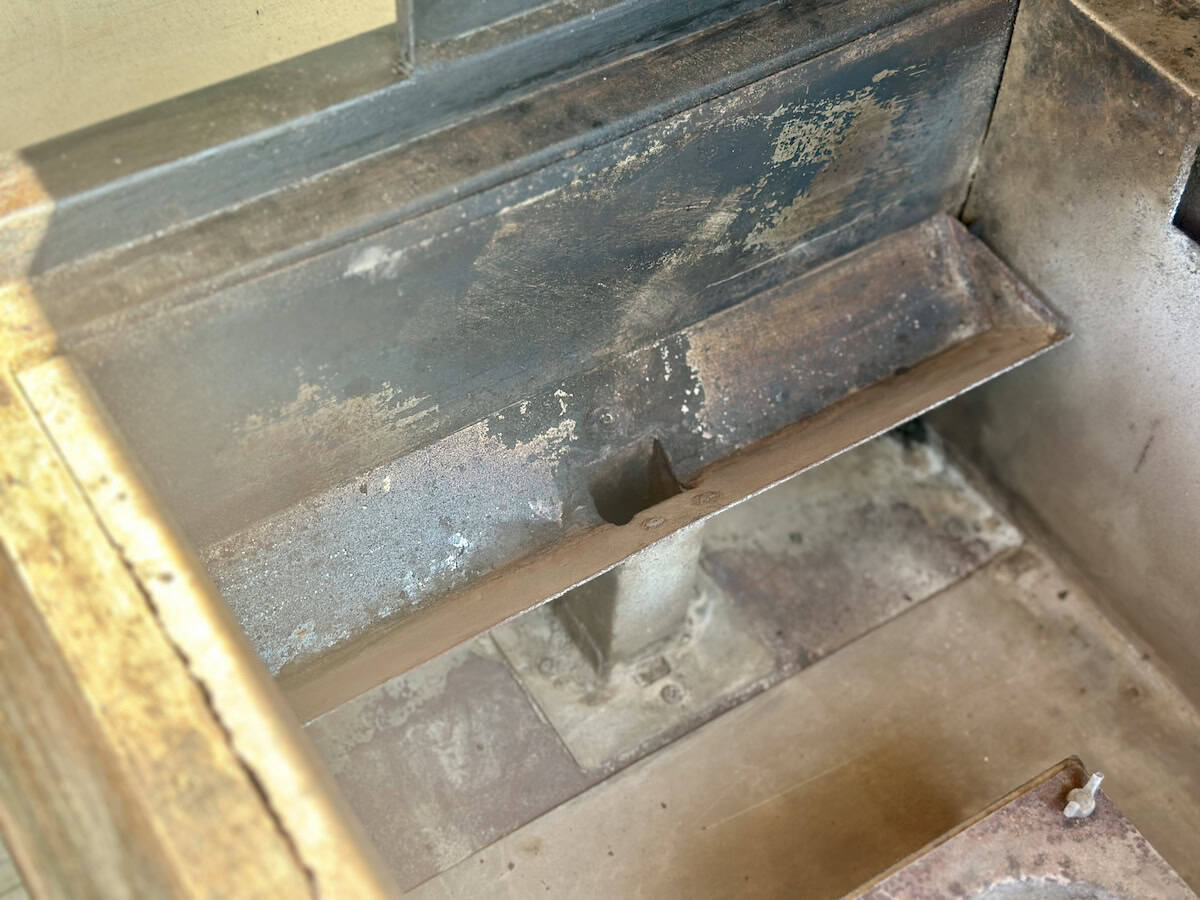 cleaned traeger grease trap