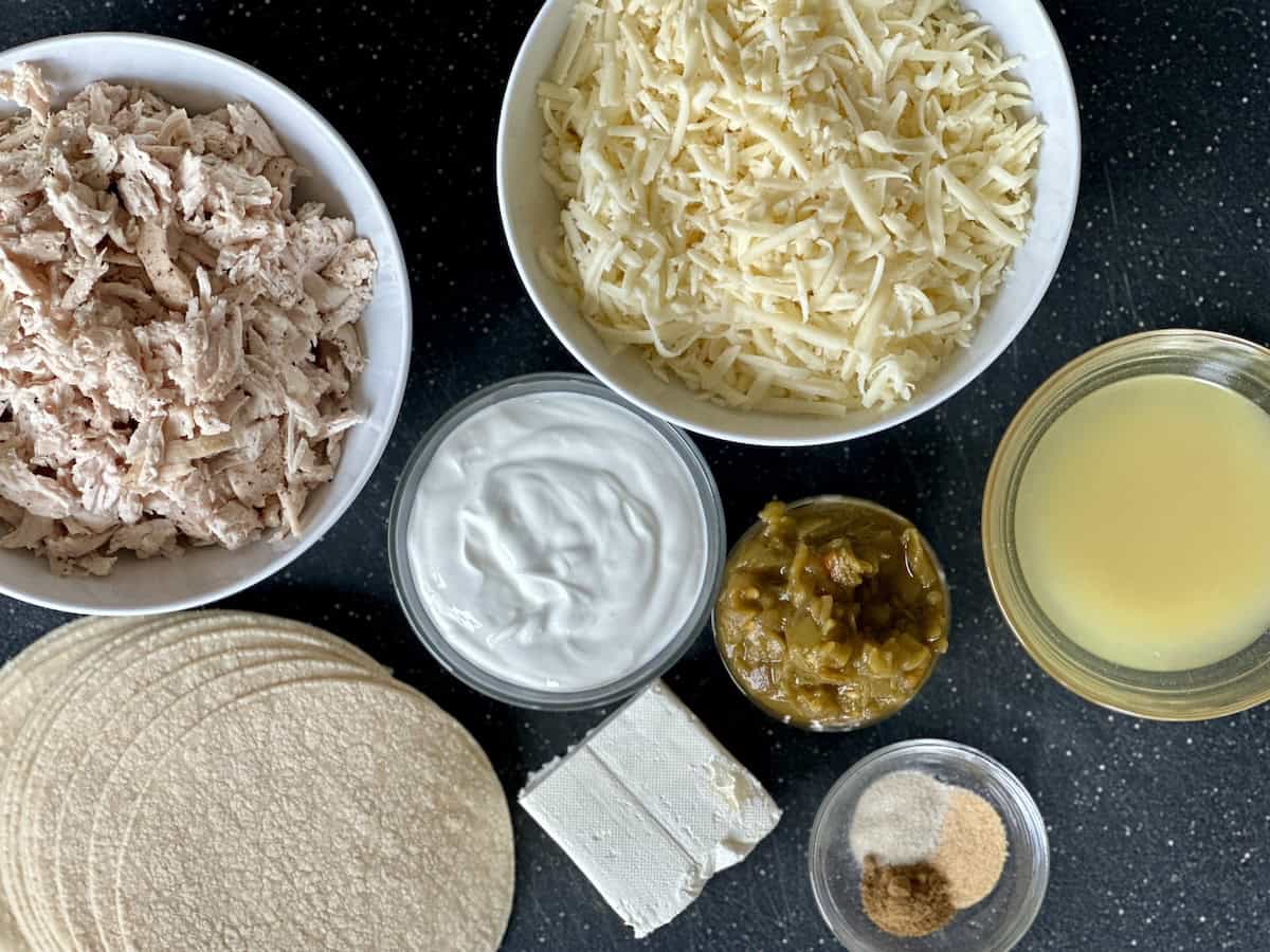 chicken enchilada casserole ingredients