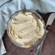 soy miso butter in glass bowl